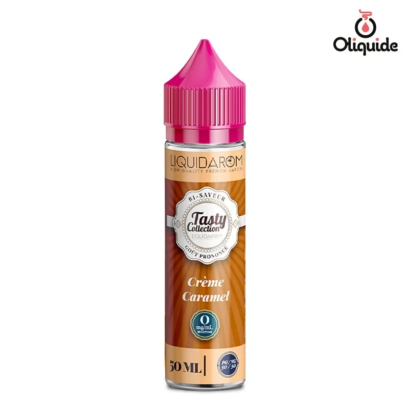 Adaptez-vous au Crème caramel 50 ml de Liquidarom et testez-le