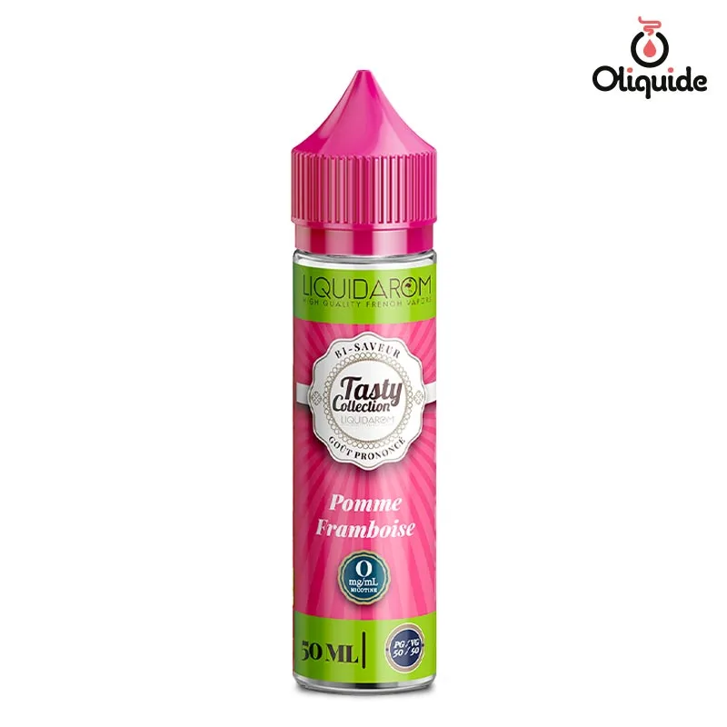 Tentez le Pomme framboise 50 ml de Liquidarom
