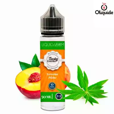Tasty Collection 50ml Pêche verveine 50 ml de la marque Liquidarom
