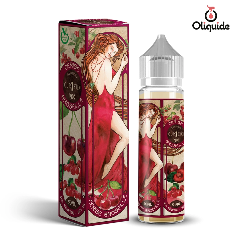 Expérimentez les fonctionnalités du Cerise Groseille 50 ml de Curieux