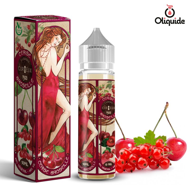 Testez les fonctionnalités uniques du Cerise Groseille 50 ml de Curieux