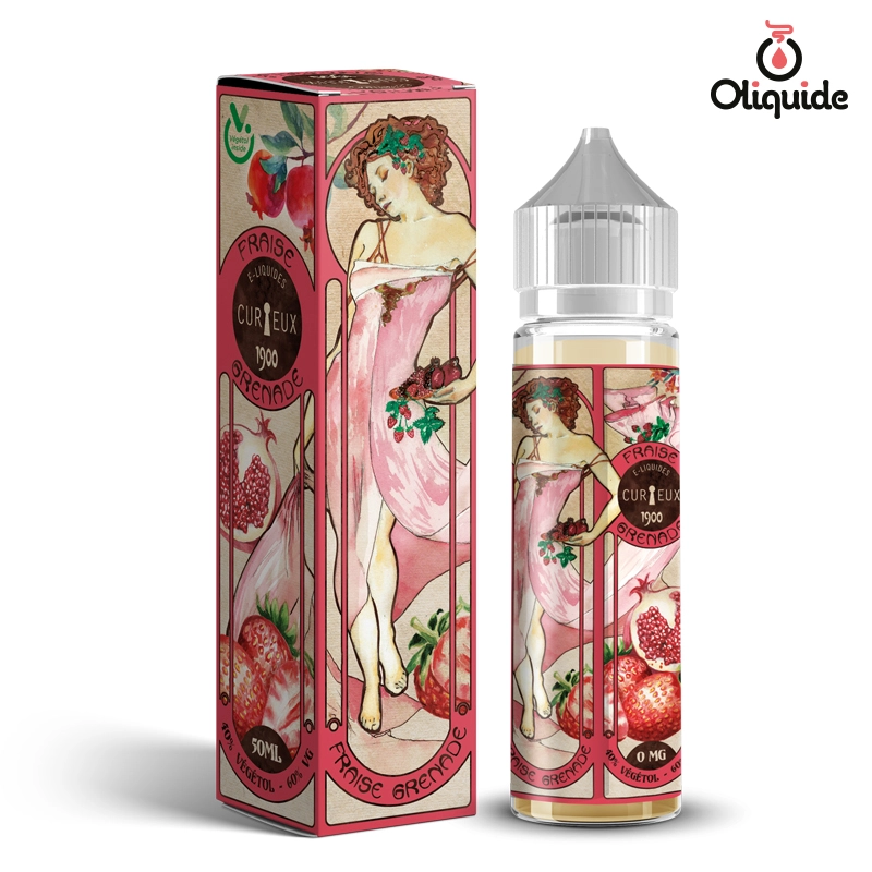 Expérimentez de nouvelles possibilités avec le Fraise Grenade 50 ml de Curieux
