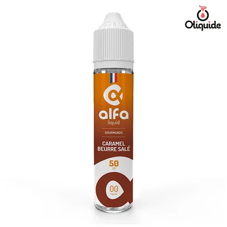 Alfaliquid 50ml Caramel Beurre Salé 50 ml de la marque Alfaliquid