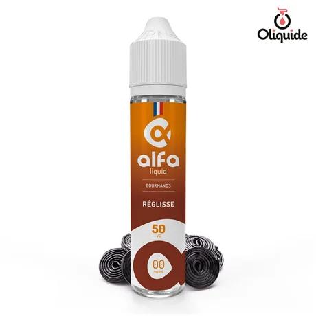Alfaliquid 50ml Réglisse 50 ml de la marque Alfaliquid
