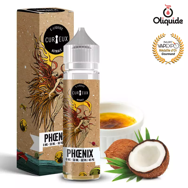 Explorez les fonctionnalités du Phoenix 50 ml de Curieux en le testant