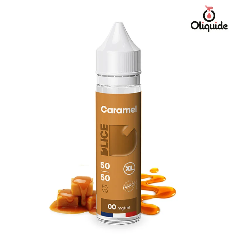 Plongez-vous dans le Caramel Fondant 50 ml de D'lice pour une expérience 