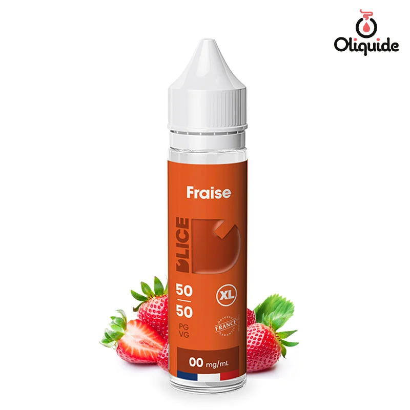 Embarquez pour un voyage avec le Fraise 50 ml de Dlice