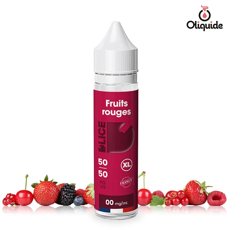 Entraînez-vous avec le Fruits Rouges 50 ml de D'lice