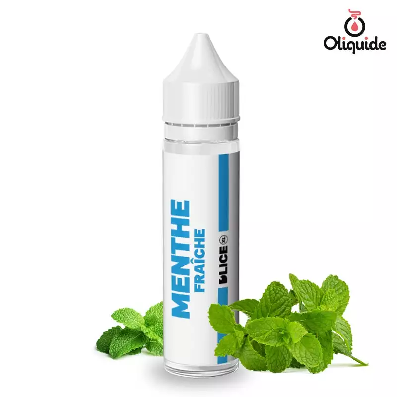 Plongez-vous dans le Menthe Fraîche 50 ml de D'lice pour une expérience 