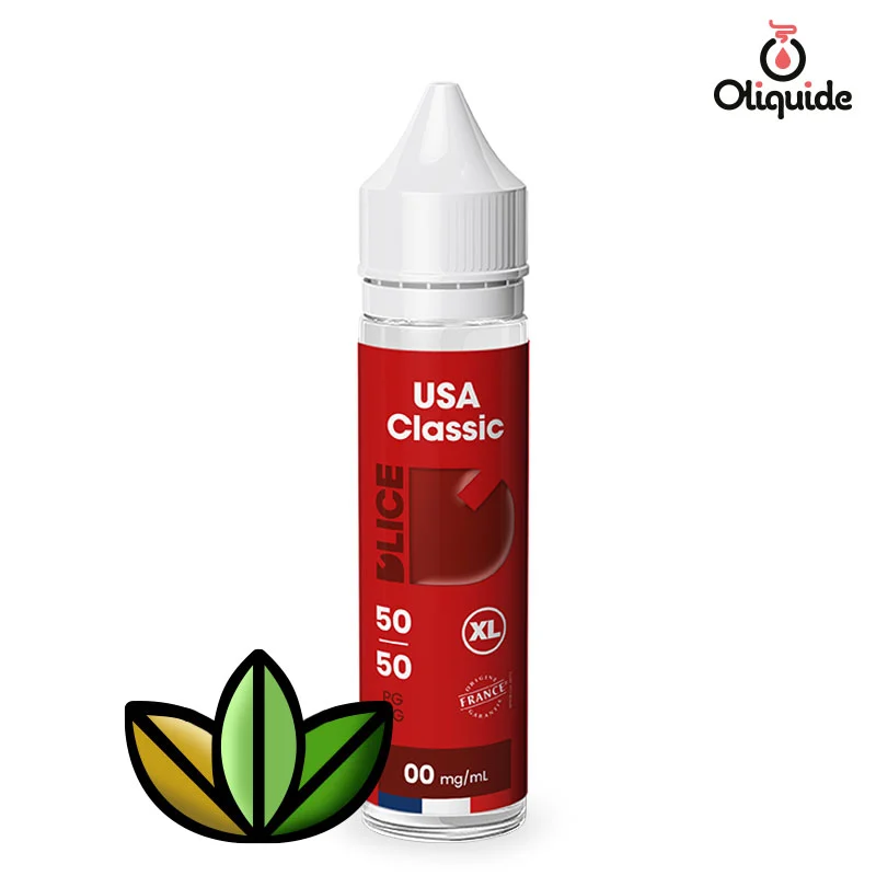 Testez les fonctionnalités du USA Classic 50 ml de D'lice