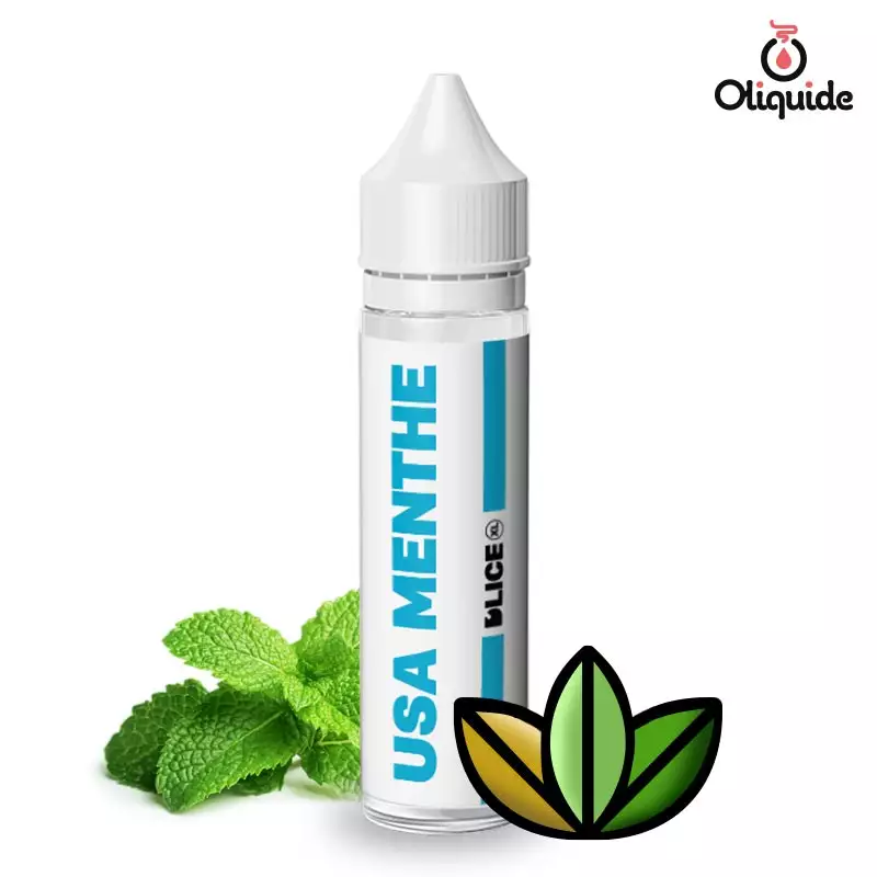Adaptez-vous au USA Menthe XL 50 ml de Dlice et testez-le