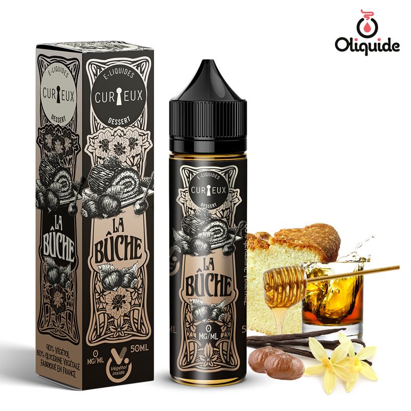 Expérimentez la Bûche 50 ml de Curieux pour une approche novatrice