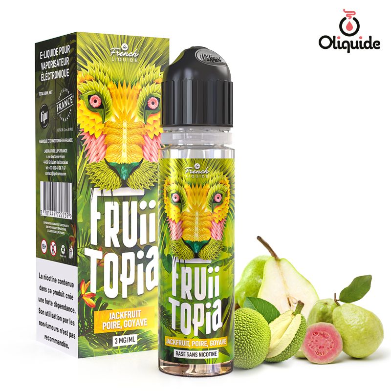 Expérimentez le Jackfruit Poire Goyave 60 ml de Lips pour une approche novatrice