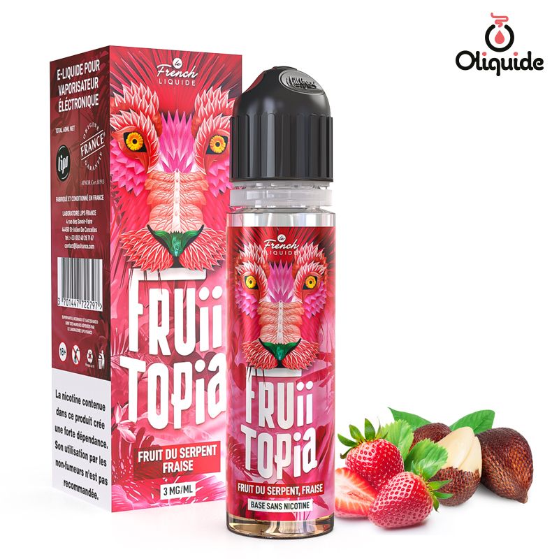 Mettez en pratique le Fruit du serpent Fraise 60 ml de Lips