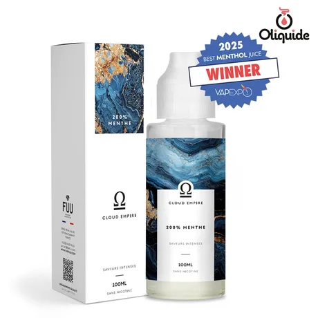 Fuu Cloud Empire 100ml 200% Menthe 100 ml de la marque Fuu