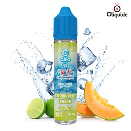 Granita 50ml Citron Vert Melon 50 ml de la marque Alfaliquid
