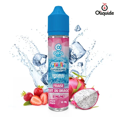 Granita 50ml Fraise Fruit du Dragon 50 ml de la marque Alfaliquid