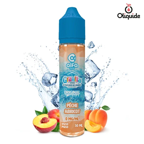 Granita 50ml Pêche Abricot 50 ml de la marque Alfaliquid
