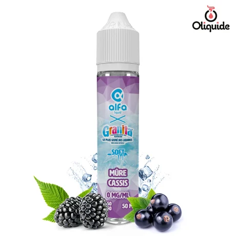 Granita Solft 50ml Mûre Cassis Soft 50ml de la marque Alfaliquid