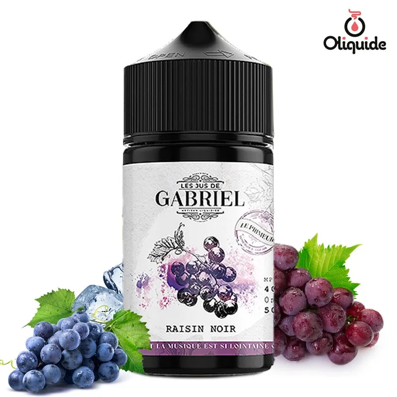 Testez le Raisin Noir 50 ml de H2O et observez les résultats