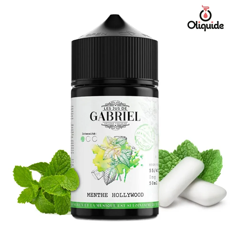 Testez les fonctionnalités du Menthe Hollywood 50 ml de H2O