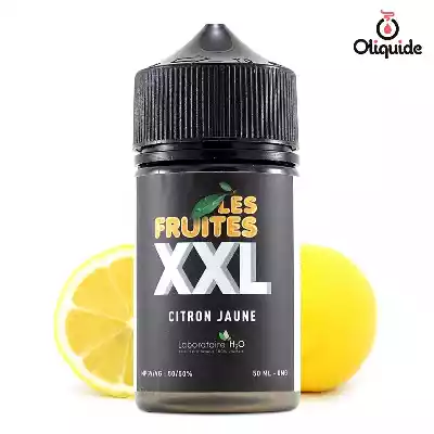 H2O XXL 50ml Citron Jaune 50 ml de la marque H2O