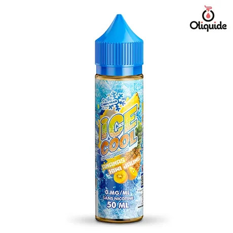 Ice Cool Liquidarom 50ml Ananas Kiwi Jaune 50 ml de la marque Liquidarom