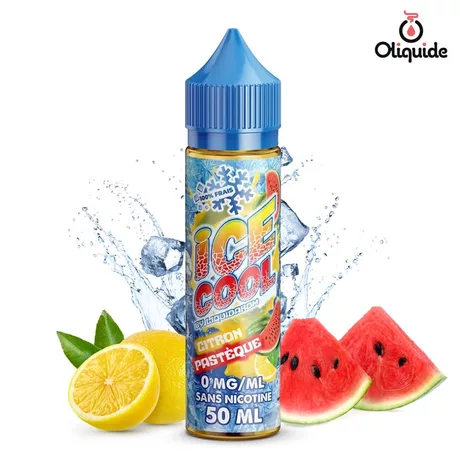 Ice Cool Liquidarom 50ml Citron Pastèque 50 ml de la marque Liquidarom