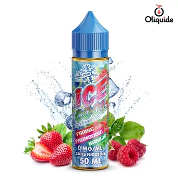 Fraise Framboise Basilic 50 ml de la collection Ice Cool 