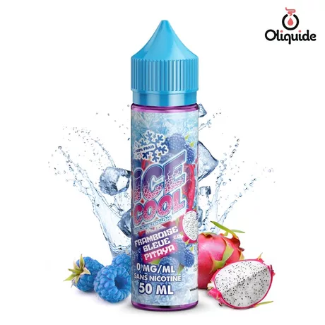 Ice Cool Liquidarom 50ml Framboise Bleue Pitaya 50 ml de la marque Liquidarom