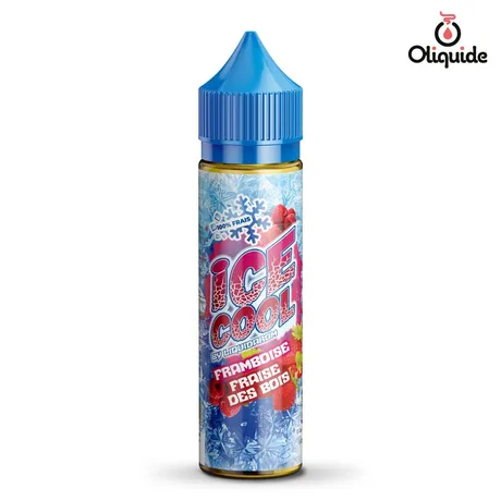 Ice Cool Liquidarom 50ml Framboise Fraise des Bois 50 ml de la marque Liquidarom