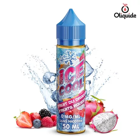 Ice Cool Liquidarom 50ml Fruit du Dragon & Fruits Rouges 50 ml de la marque Liquidarom