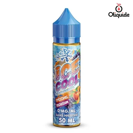 Ice Cool Liquidarom 50ml Pêche Raisin 50 ml de la marque Liquidarom