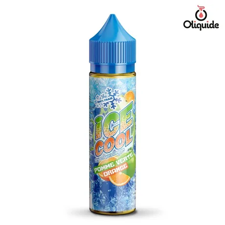 Ice Cool Liquidarom 50ml Pomme Verte Orange 50 ml de la marque Liquidarom