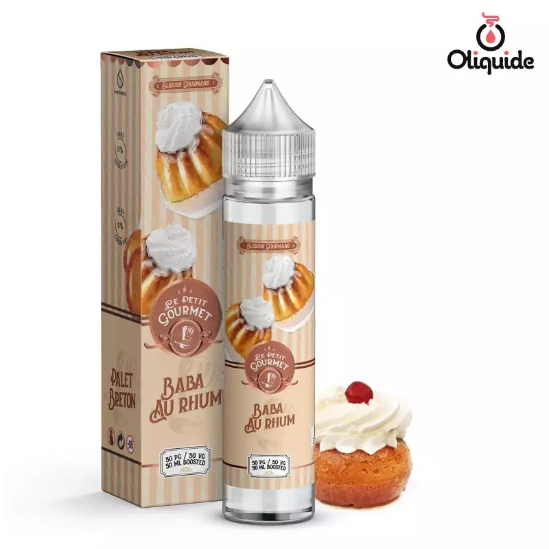 Expérimentez le Baba au Rhum 50 ml de Savourea pour une expérience immersive unique
