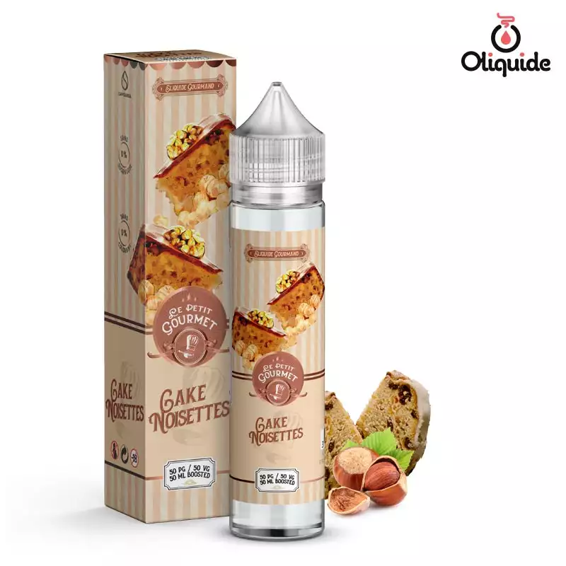 Découvrez le Cake Noisettes 50 ml de Savourea en profondeur en le testant