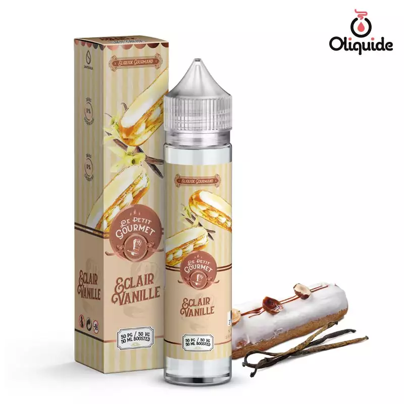 Plongez dans le Éclair Vanille 50 ml de Savourea