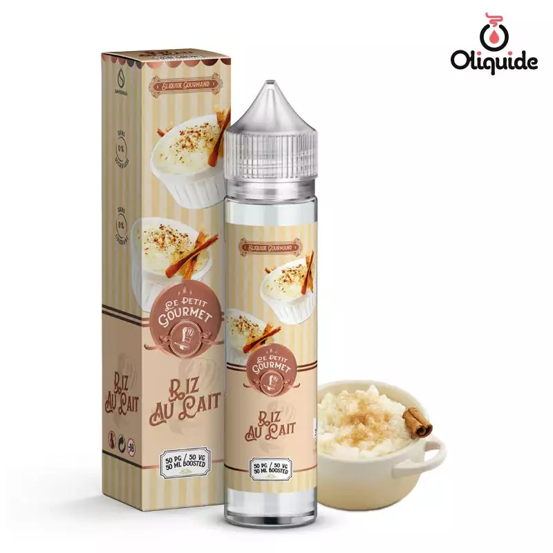 Plongez-vous dans le Riz au Lait 50 ml de Savourea pour une expérience 