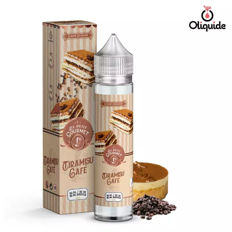 Plongez-vous dans le Tiramisu Café 50 ml de Savourea pour une expérience 