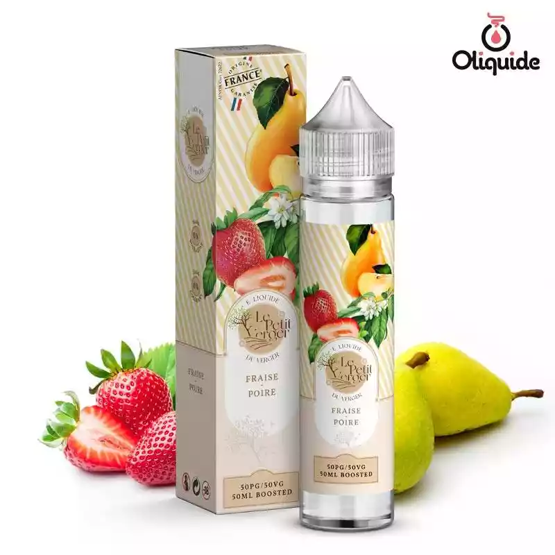 Explorez les possibilités du Fraise Poire 50 ml de Savourea