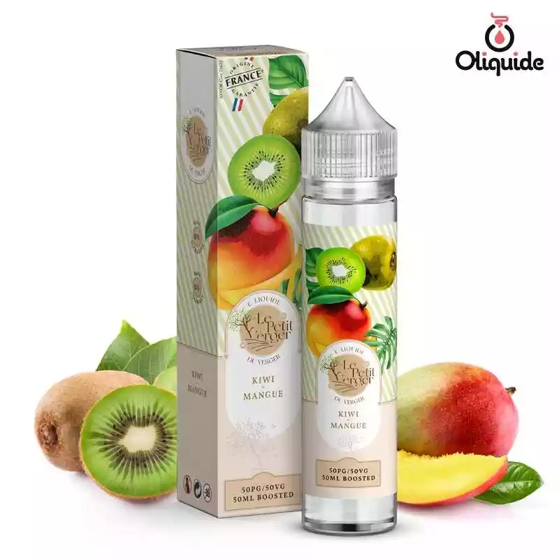 Profitez de l'expérience unique du Kiwi Mangue 50 ml de Savourea