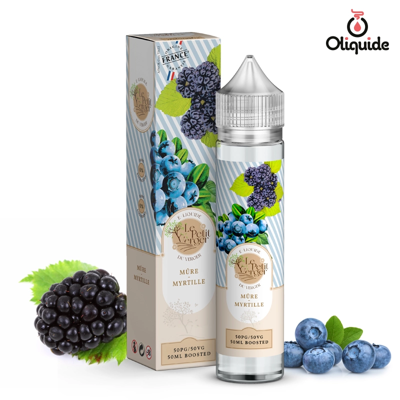 Préparez-vous à tester le Mûre Myrtille 50 ml de Savourea