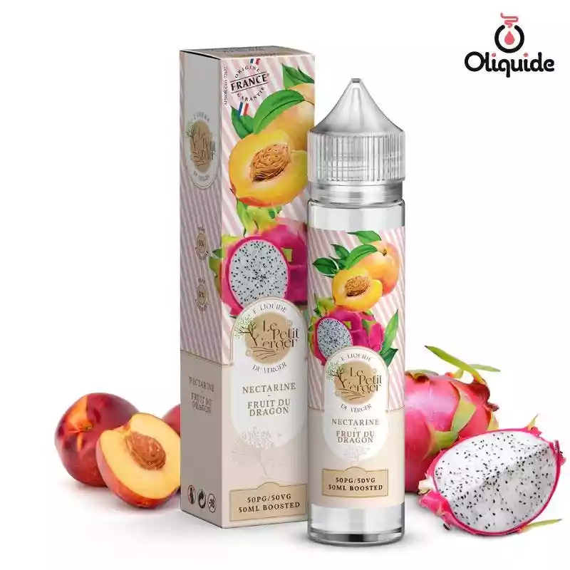 Découvrez le Nectarine Fruit du Dragon 50 ml de Savourea en profondeur en le testant