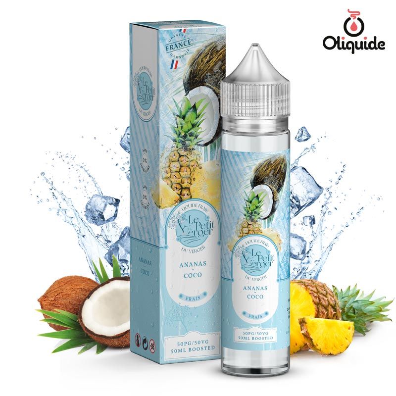 Plongez dans l'univers du Ananas - Coco Frais 50 ml de Savourea