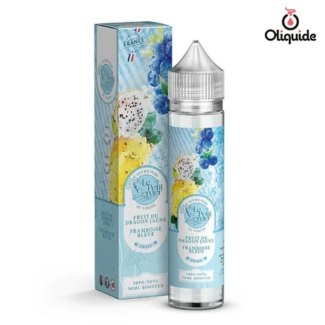 Le Petit Verger Frais 50ml Fruit du Dragon Jaune Framboise Bleue Frais 50 ml de la marque Savourea