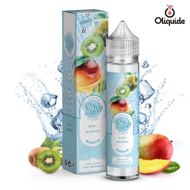 Soyez prêt à explorer le Kiwi - Mangue Frais 50 ml de Savourea