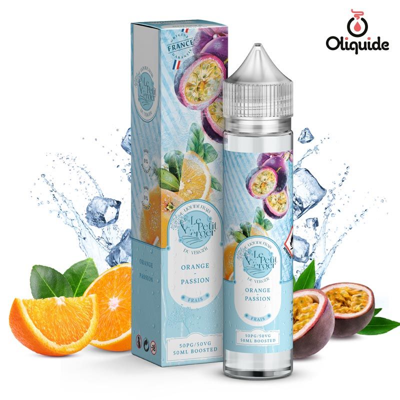 Testez les fonctionnalités uniques du Orange - Passion Frais 50 ml de Savourea