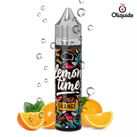 Lemon'Time 50ml Orange 50 ml de la marque Eliquid France