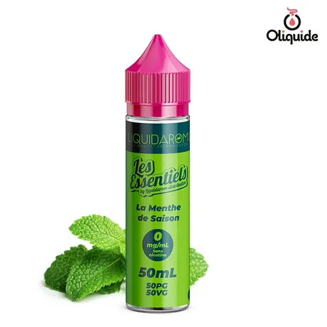 Liquidarom Les Essentiels 50ml La Menthe de Saison 50 ml de la marque Liquidarom