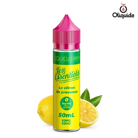 Liquidarom Les Essentiels 50ml Le Citron de Provence 50 ml de la marque Liquidarom